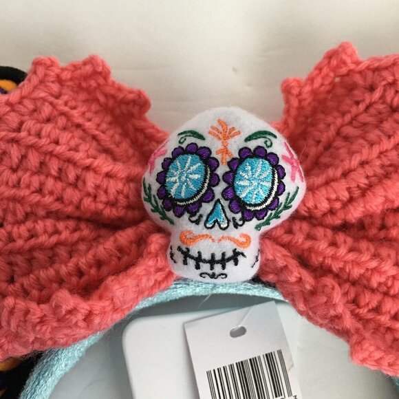 NEW Disney Authentic‎ Original Minnie Mouse Ears Coco Crochet Dia De Los Muertos main image 6